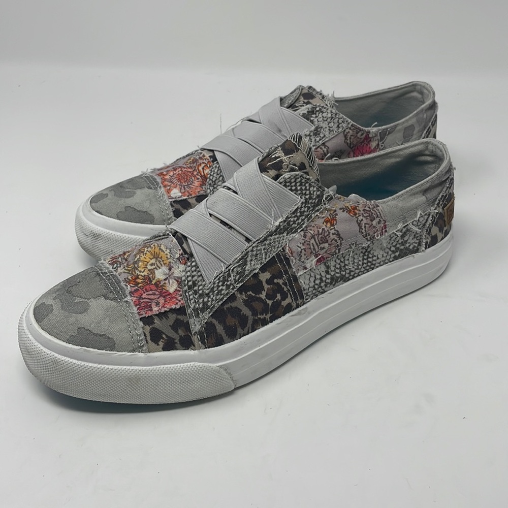 Blowfish Womens Skip On Shoes Size 8 Multi Print